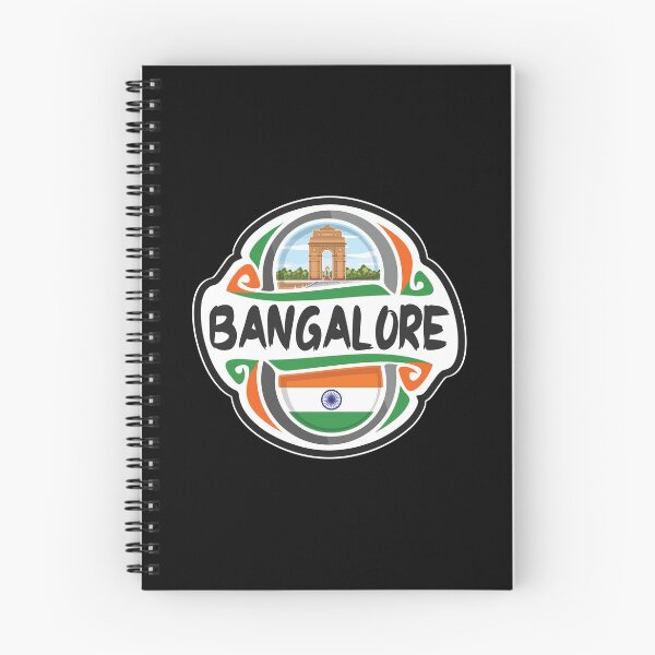 Aperçu de l'œuvre Bangalore India Flag Badge Travel Souvenir Stamp créée et vendue par TeeHome.