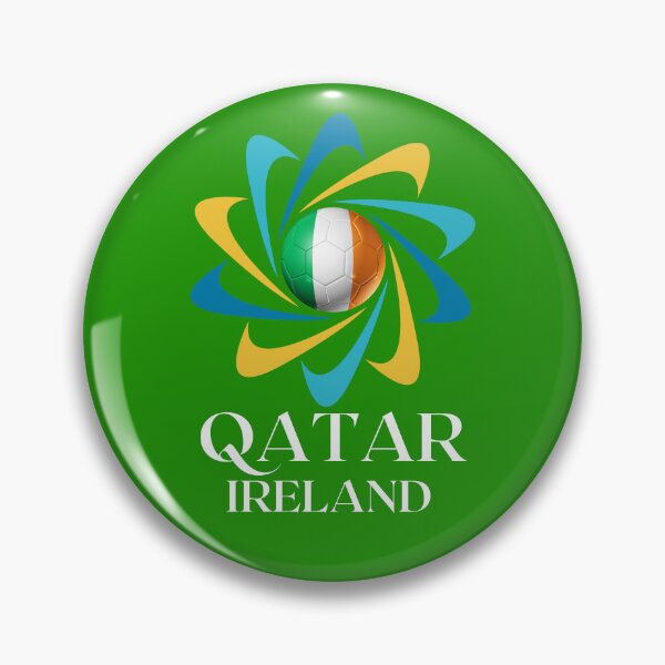 Item preview, Qatar Football soccer team Ireland  designed and sold by DesignsbyMona.