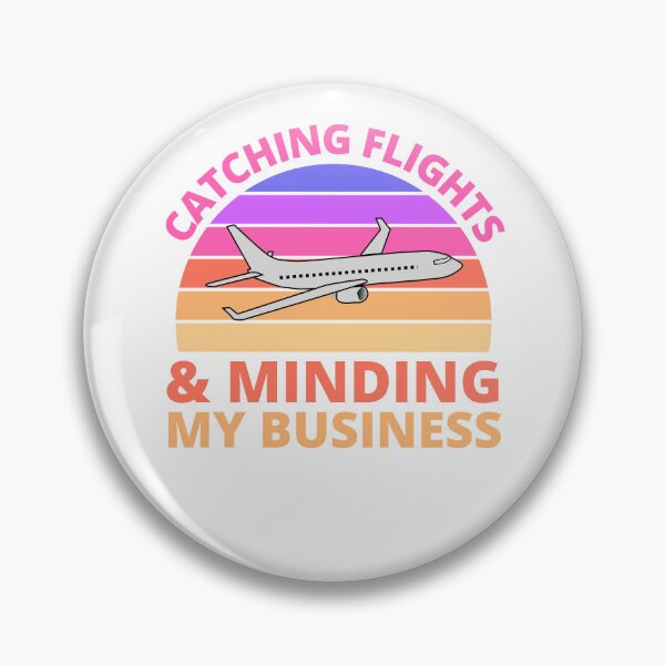 Item preview, Catching Flights And Minding My Business Vintage White designed and sold by Nepaz-Designs.