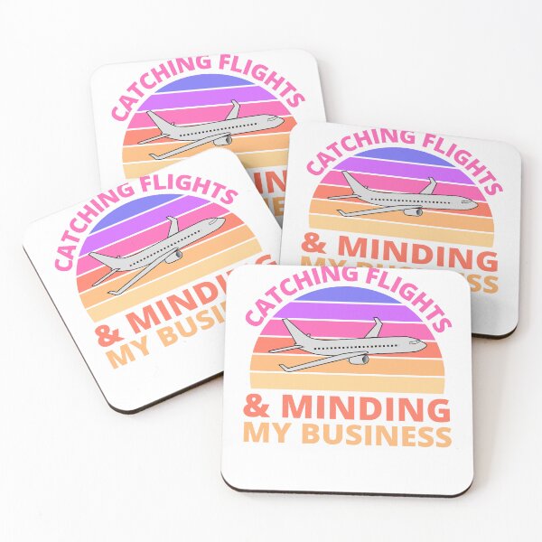 Item preview, Catching Flights And Minding My Business Vintage White designed and sold by Nepaz-Designs.