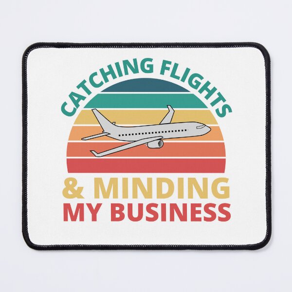Item preview, Catching Flights And Minding My Business Vintage White designed and sold by Nepaz-Designs.