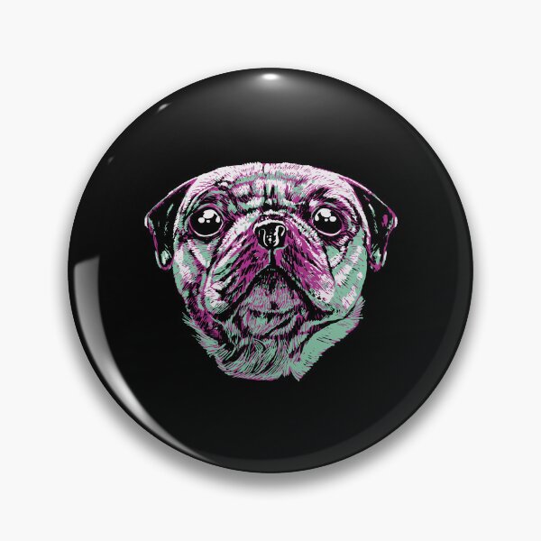 Item preview, Colorful pug dog designed and sold by DerSenat.