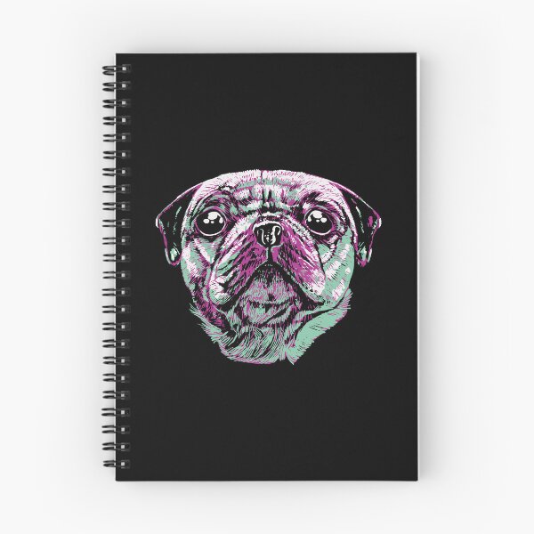 Item preview, Colorful pug dog designed and sold by DerSenat.
