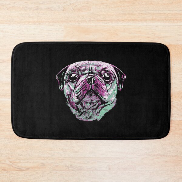Item preview, Colorful pug dog designed and sold by DerSenat.