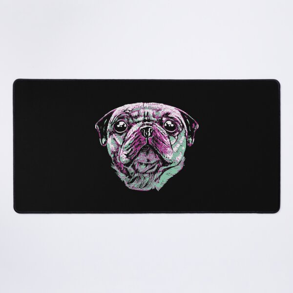 Item preview, Colorful pug dog designed and sold by DerSenat.