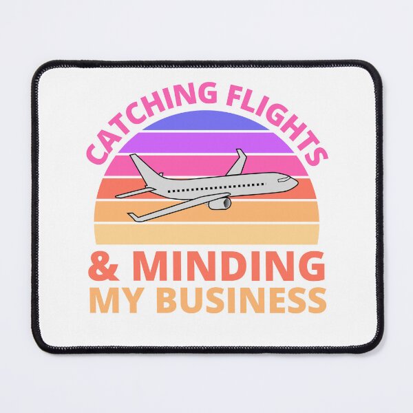 Item preview, Catching Flights And Minding My Business Vintage White designed and sold by Nepaz-Designs.