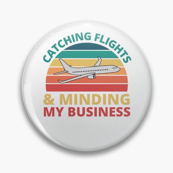 Item preview, Catching Flights And Minding My Business Vintage White designed and sold by Nepaz-Designs.