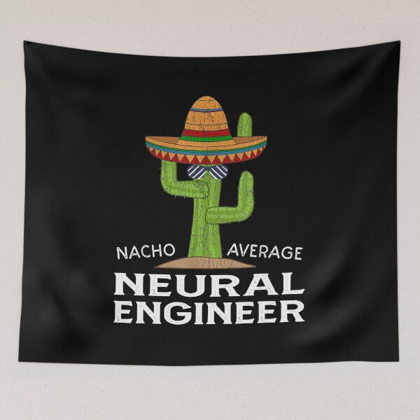 Item preview, Fun Funny Neural engineer Humor Gifts, Funny Cactus illustration distressed Design Meme Saying Neural engineer Dad Husband Christmas Fathers Day Gift designed and sold by xlnv.