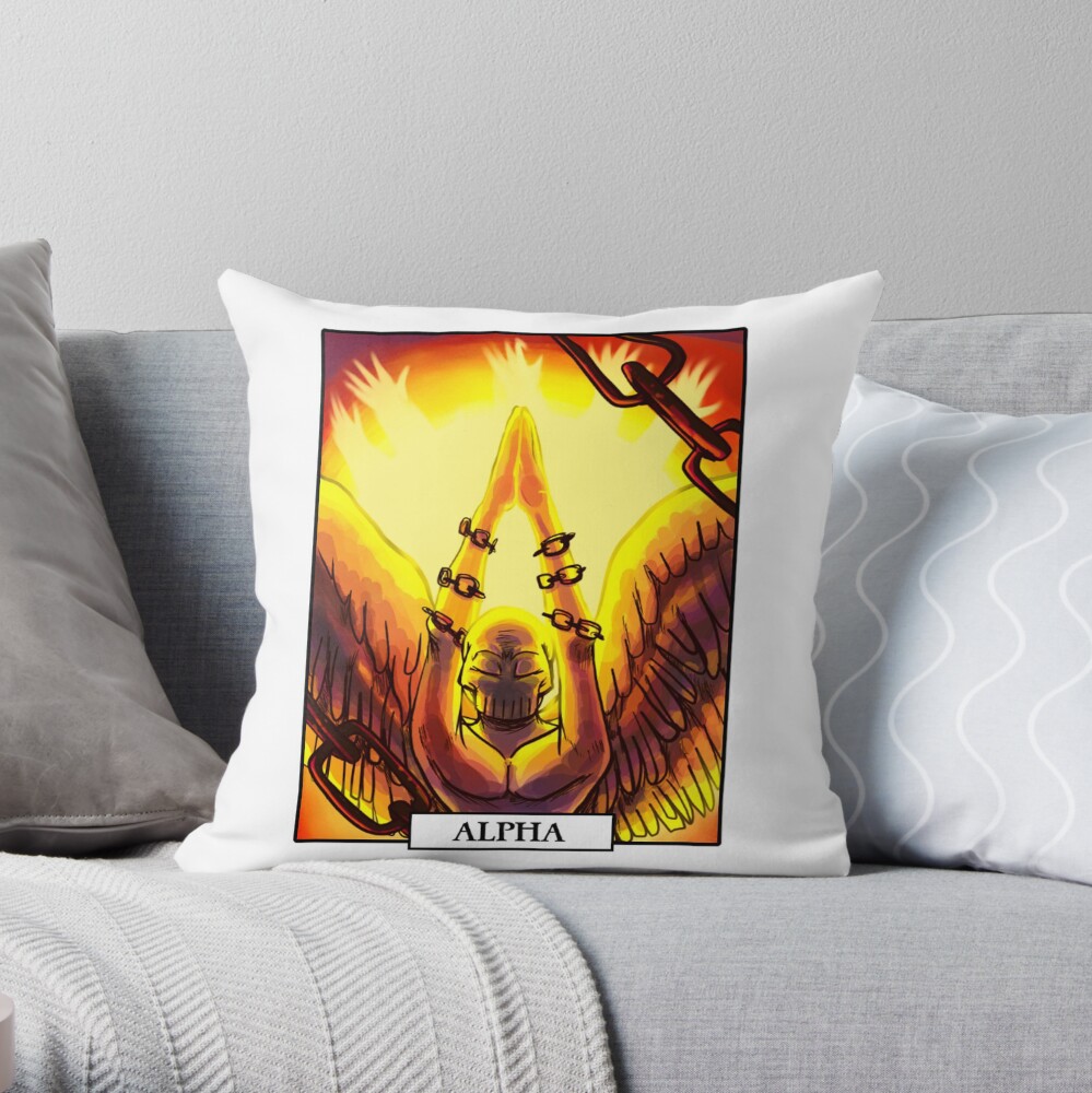Alpha Throw Pillow
