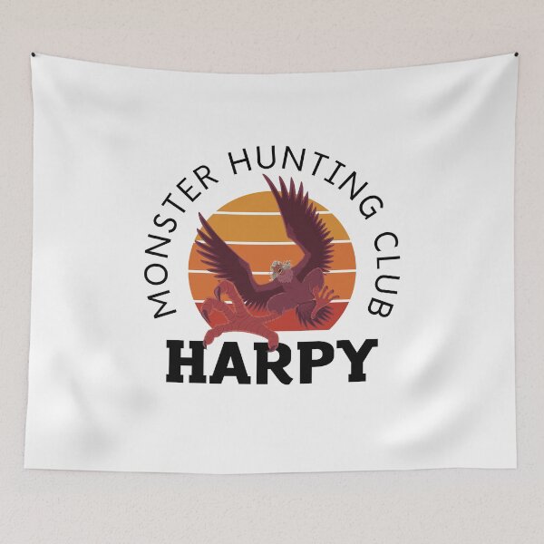 Item preview, Harpy - Monster Hunting Club - White - Fantasy - Funny designed and sold by Fenay Designs.