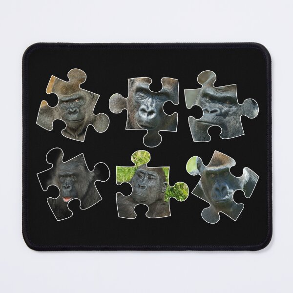 Item preview, Gorilla Family - Pieces Of A Puzzle designed and sold by rawshutterbug.