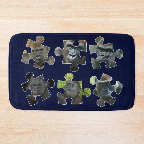 Item preview, Gorilla Family - Pieces Of A Puzzle designed and sold by rawshutterbug.