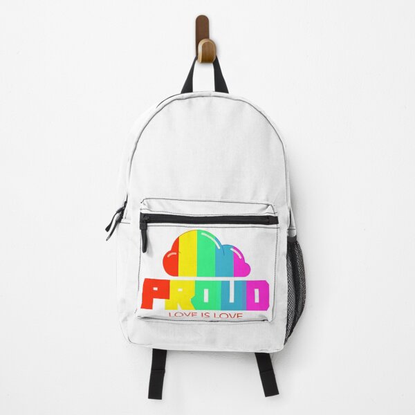 Item preview, Proud LGBTQ+ Love is Love rainbow logo designed and sold by TheRightHonMP.