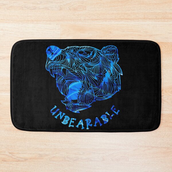 Item preview, Unbearable Blue Mandala Bear designed and sold by Trinket-Trickster.