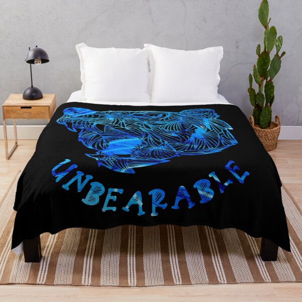 Item preview, Unbearable Blue Mandala Bear designed and sold by Trinket-Trickster.