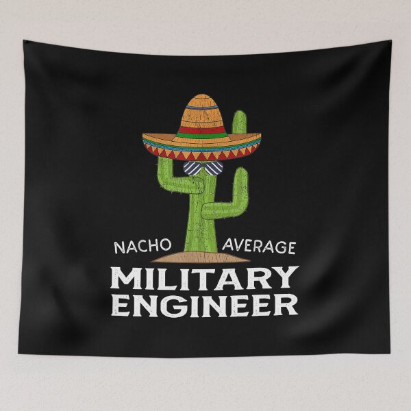 Item preview, Fun Funny Military engineer Humor Gifts, Funny Cactus illustration distressed Design Meme Saying Military engineer Dad Husband Christmas Fathers Day Gift designed and sold by xlnv.