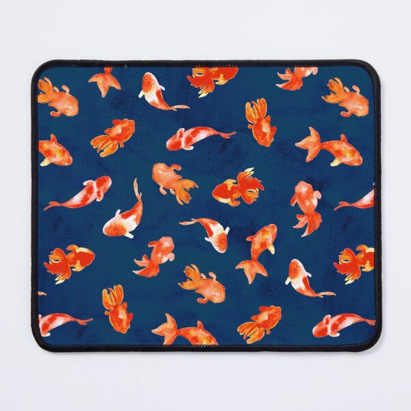 Item preview, Moody Watercolor Goldfish Pond  designed and sold by TigaTiga.