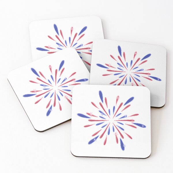 Item preview, 4th of July fireworks sticker designed and sold by heyitsdalma.