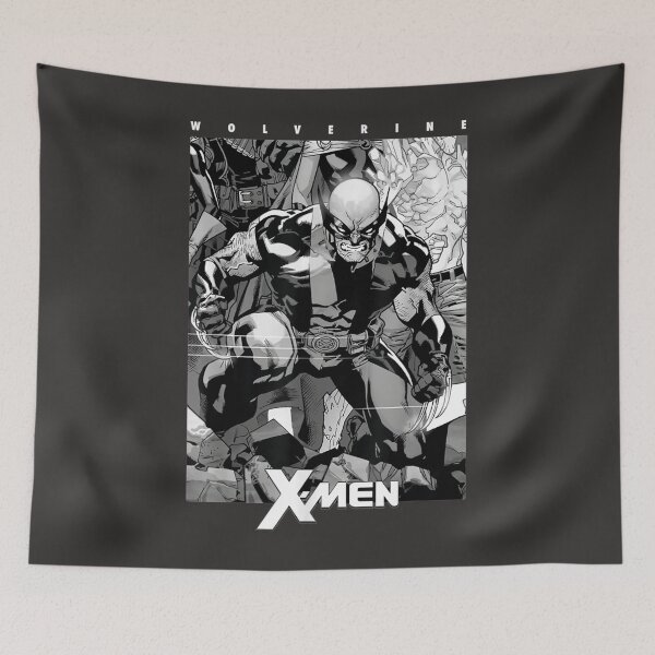 Item preview, S Men Wolve Black And White Comic Panel   designed and sold by warsawleyvaj.
