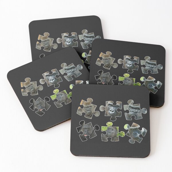 Item preview, Gorilla Family - Pieces Of A Puzzle designed and sold by rawshutterbug.
