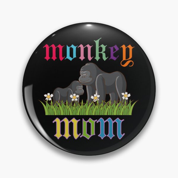Item preview, monkey mom designed and sold by EverGlow Designs.