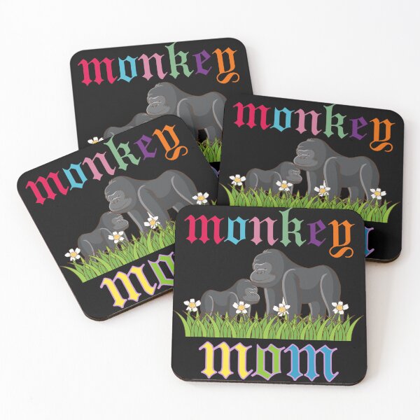 Item preview, monkey mom designed and sold by EverGlow Designs.