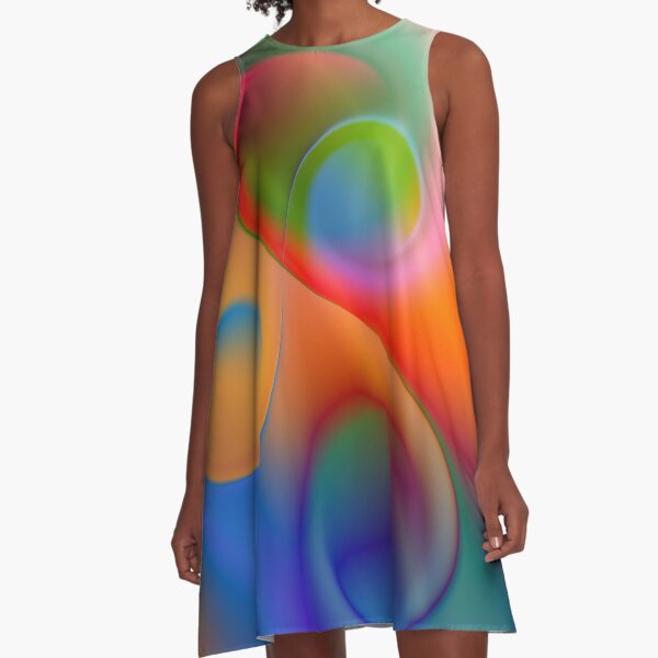 the sound of colors -9- A-Linien Kleid