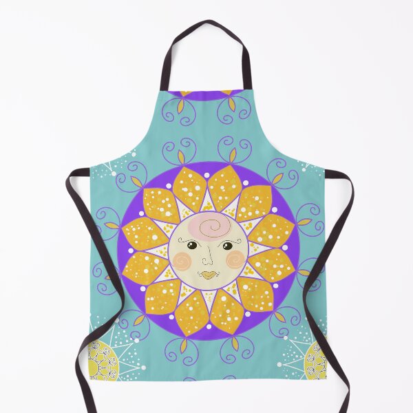 Item preview, Cute Sunface Seamless Pattern designed and sold by AleFairyland.