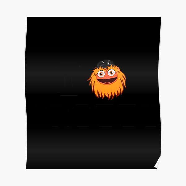 Flyers New Mascot "Gritty" Poster for Sale by WittyFox