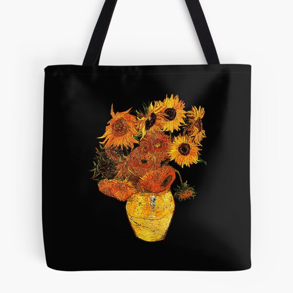 Item preview, Van Gogh Sunflowers Tee Vintage Yellow Flowers Art Painting designed and sold by adorableacademy.