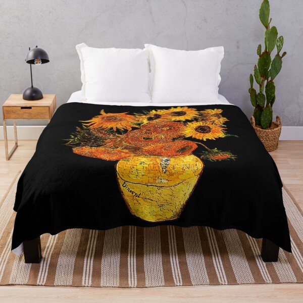 Item preview, Van Gogh Sunflowers Tee Vintage Yellow Flowers Art Painting designed and sold by adorableacademy.
