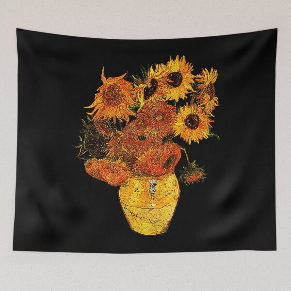 Item preview, Van Gogh Sunflowers Tee Vintage Yellow Flowers Art Painting designed and sold by adorableacademy.