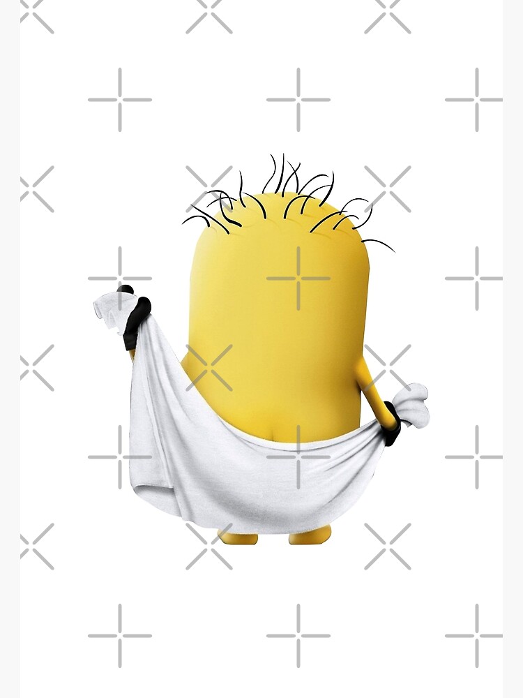 Naked Minion Poster For Sale By RobertArt Redbubble