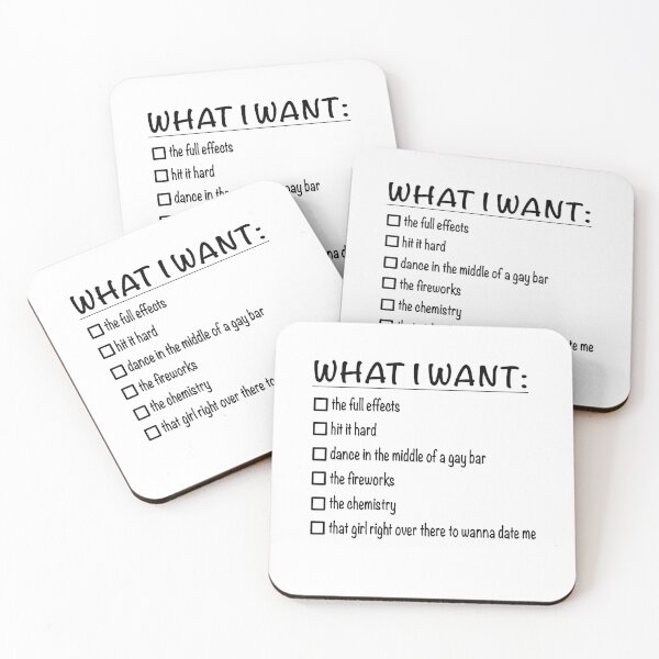 Item preview, What I Want Checklist Muna designed and sold by tlee322.