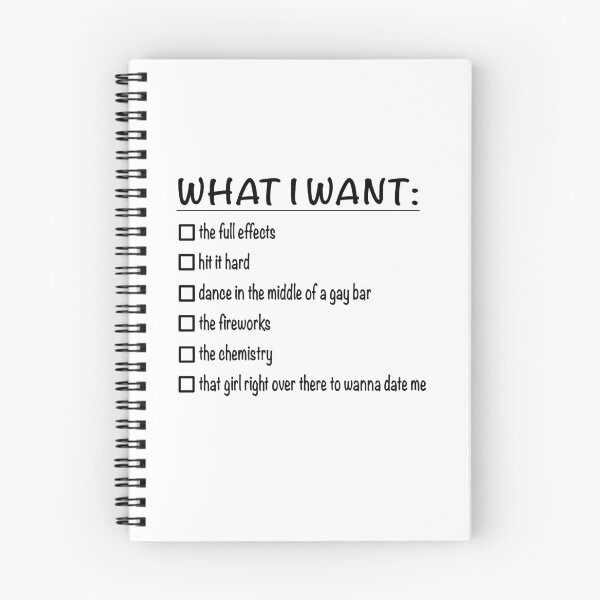 Item preview, What I Want Checklist Muna designed and sold by tlee322.