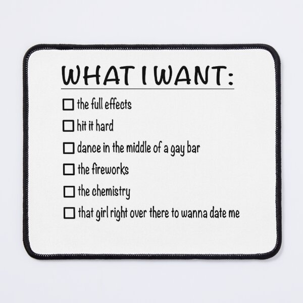 Item preview, What I Want Checklist Muna designed and sold by tlee322.