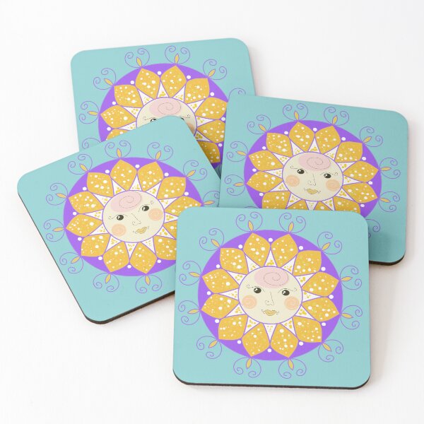 Item preview, Cute Sunface Seamless Pattern designed and sold by AleFairyland.
