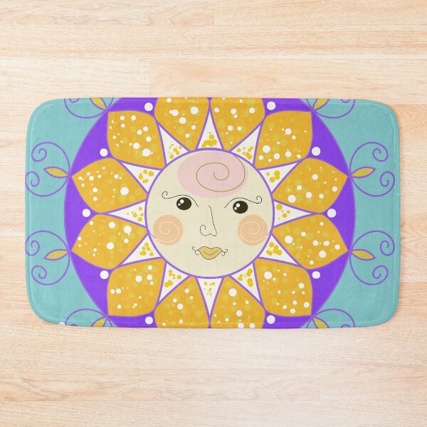 Item preview, Cute Sunface Seamless Pattern designed and sold by AleFairyland.