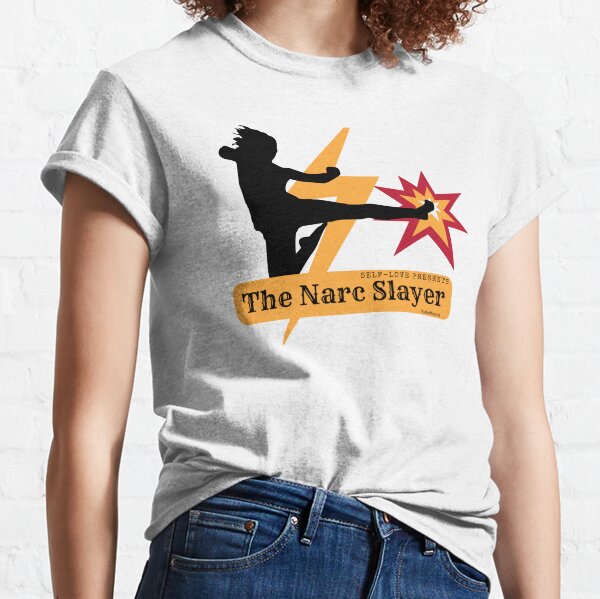The Narc Fighter - Retro movie Kung fu style theme  Classic T-Shirt