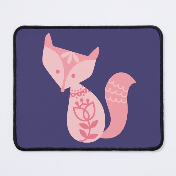 Item preview, Pink as Folk Fox designed and sold by Kay Whittaker Design.