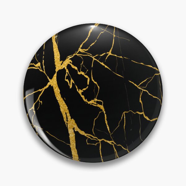 Item preview, Soft Black Marble Texture With Golden Lines 76 designed and sold by aprajoos.