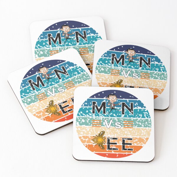 Item preview, man vs bee design with vintage color  designed and sold by Ovrostore.