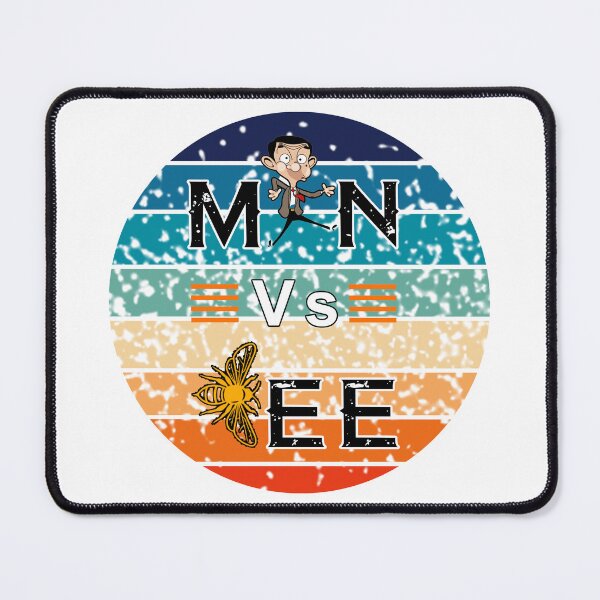 Item preview, man vs bee design with vintage color  designed and sold by Ovrostore.