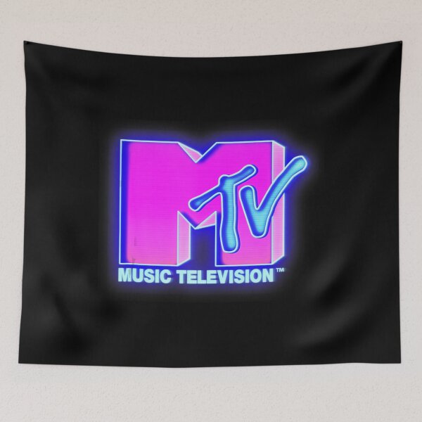 Item preview, MTV Bright Neon Glow Logo Retro designed and sold by energeticcrow76.