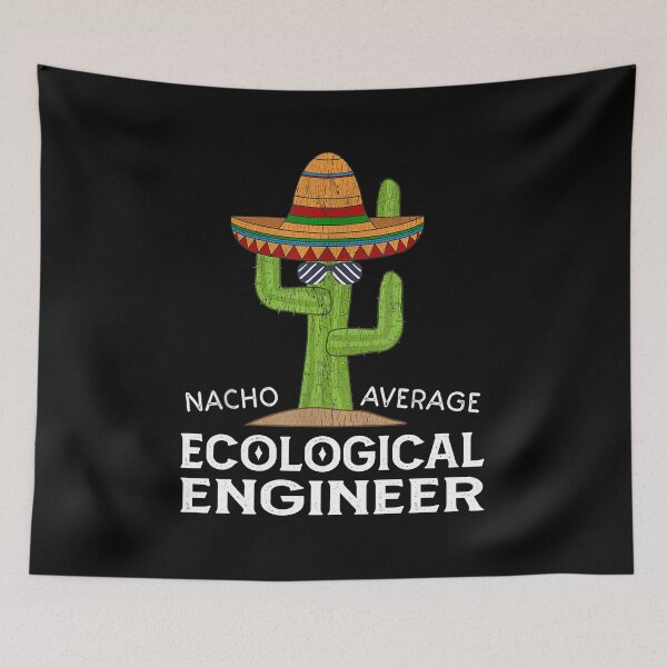 Item preview, Fun Funny Ecological engineer Humor Gifts, Funny Cactus illustration distressed Design Meme Saying Ecological engineer Dad Husband Christmas Fathers Day Gift designed and sold by xlnv.