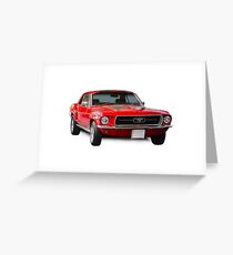 Ford Mustang GT Greeting Card