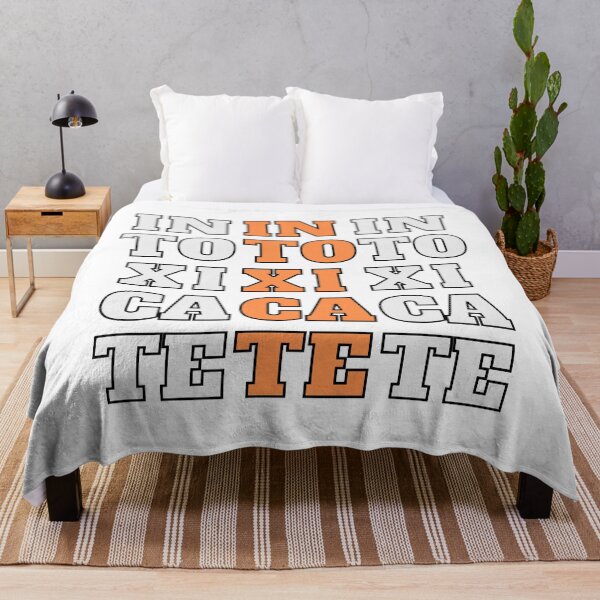 Item preview, Intoxicate Typography Orange Vertical Lettering designed and sold by Digitalme Designs.
