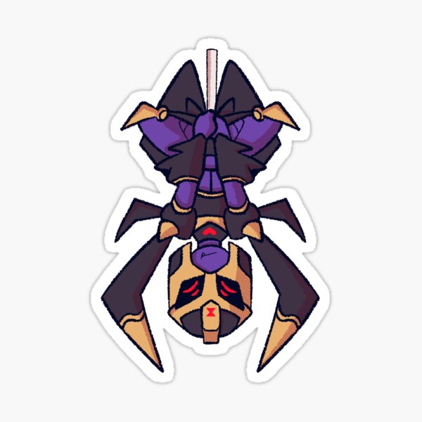 Vista previa del artículo con la obra «Chibi Arachnia negra», diseñado y vendido por alchemistagenda.