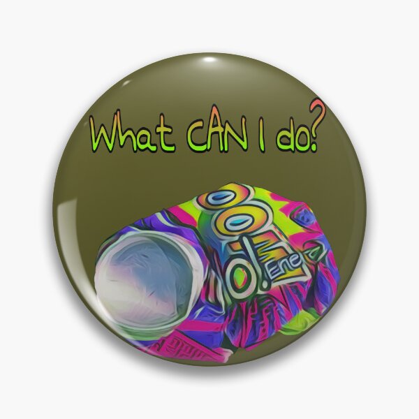 Item preview, What CAN I do? - Crushed energy drink can - colorful photo design designed and sold by kikidu21.