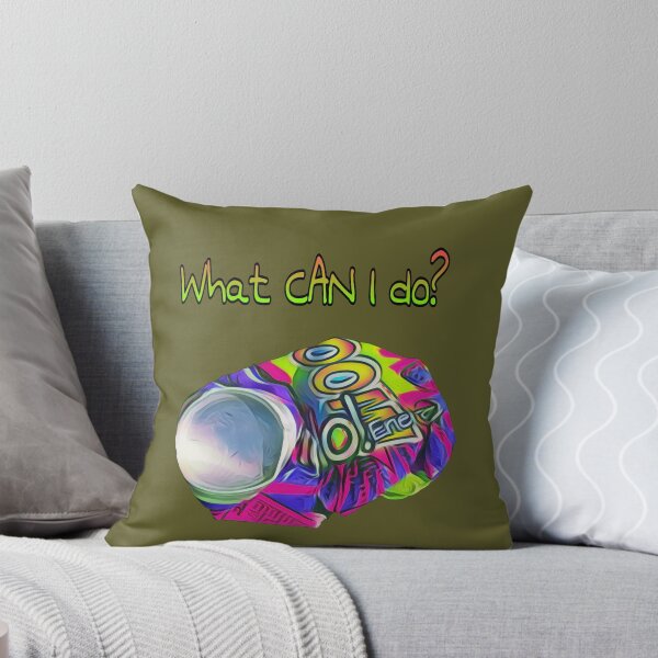Item preview, What CAN I do? - Crushed energy drink can - colorful photo design designed and sold by kikidu21.